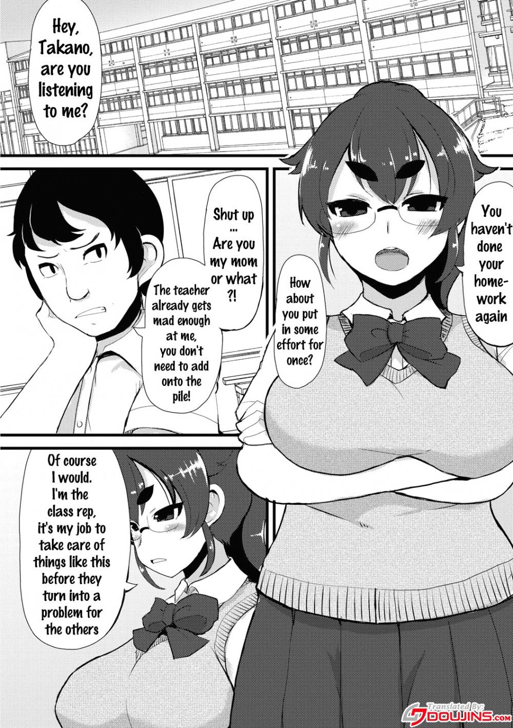 Hentai Manga Comic-A Large Breasted Honor Student Makes The Big Change to Perverted Masochist-Chapter 5-3